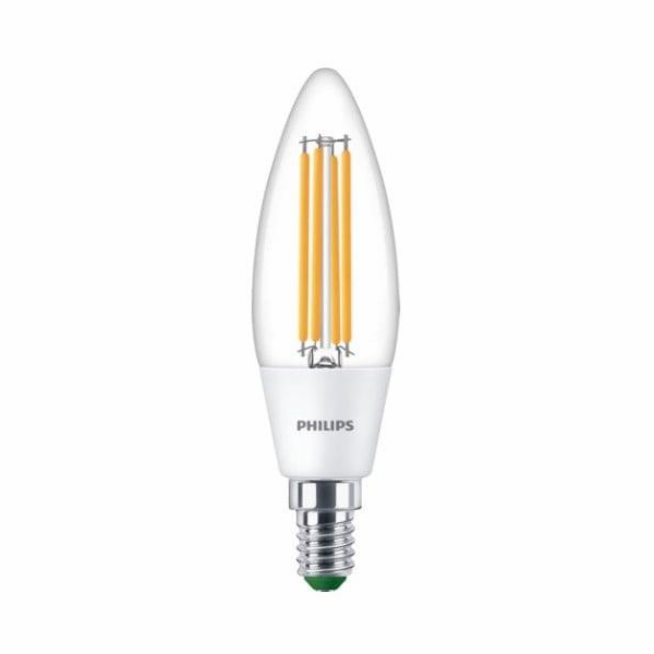 LEMP LED E14 B35 2,3W 3000K 485LM FIL