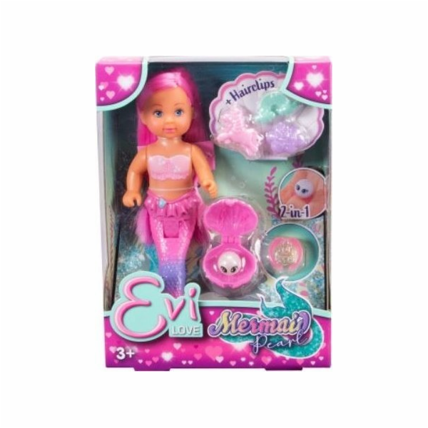 Panenka s doplňky Simba Evi Love Mermaid Pearl 105733699