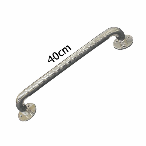 Nerezové vlnité koupelnové zábradlí 40 cm