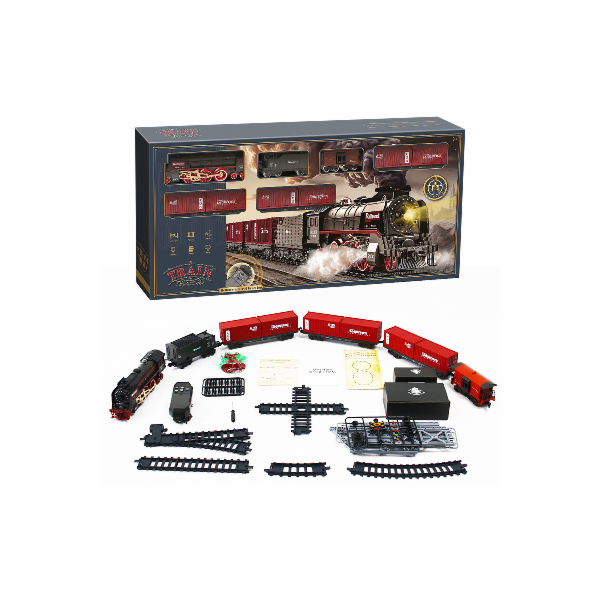 SET Elektrická vláčkodráha -  Parní lokomotiva s kouřem, ...