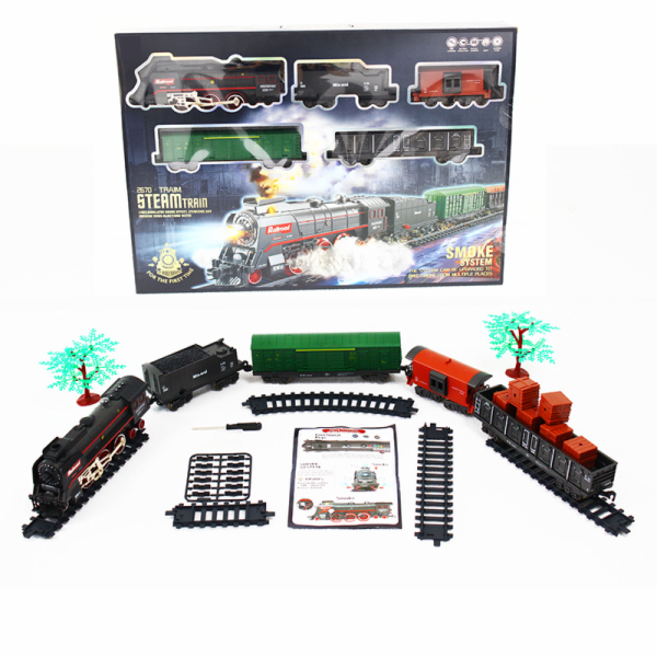 SET Elektrická vláčkodráha -  Parní lokomotiva s kouřem, ...