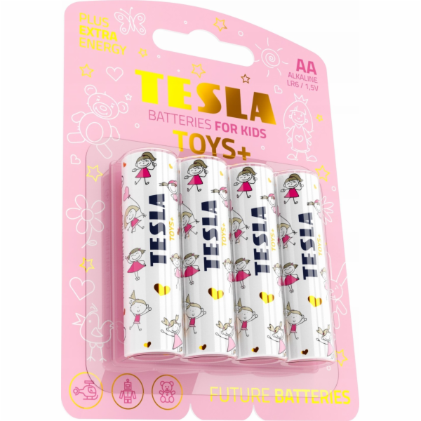 TESLA - baterie AA TOYS GIRL, 4ks, LR06