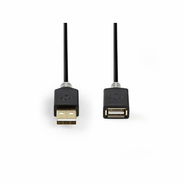 Nedis CCBW60010AT20 - USB 2.0 kabel | A Zástrčka - A Zásu...