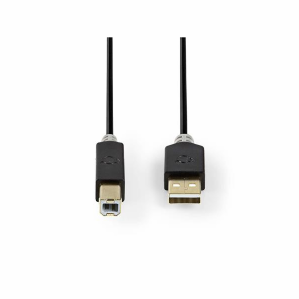Nedis CCBW60100AT30 - USB 2.0 kabel | A Zástrčka - B Zást...