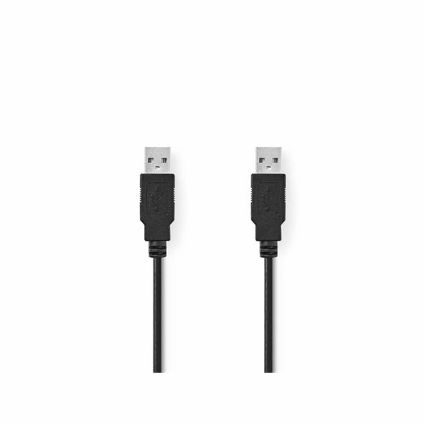 Nedis CCGB60000BK20 - USB 2.0 kabel | A Zástrčka - A Zást...