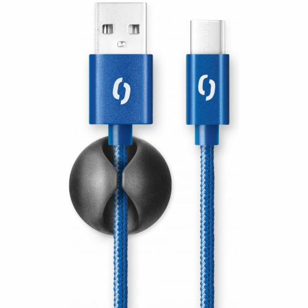 Aligator DATKP30 datový, PREMIUM 2A, USB-C, 2m, modrý ALI...