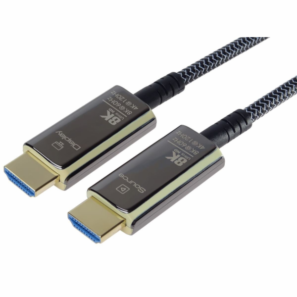 PremiumCord Ultra High Speed HDMI 2.1 optický fiber kabel...