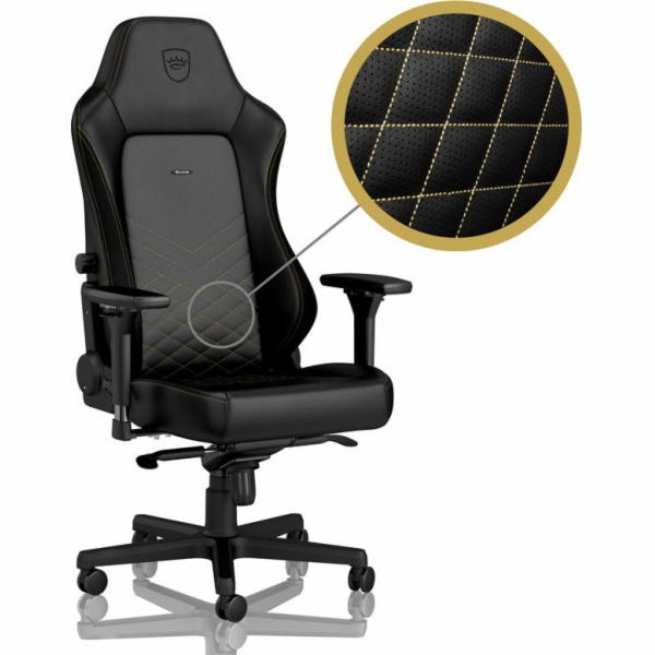 Křeslo Noblechairs Hero, černo-zlaté