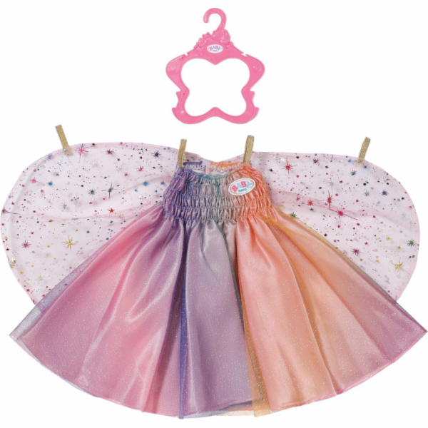 ZAPF Creation BABY born® duhové šaty 43 cm, doplňky pro p...