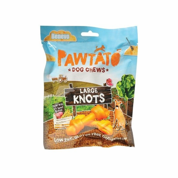 Benevo Odměna pro psy Pawtato Knots Large 180g