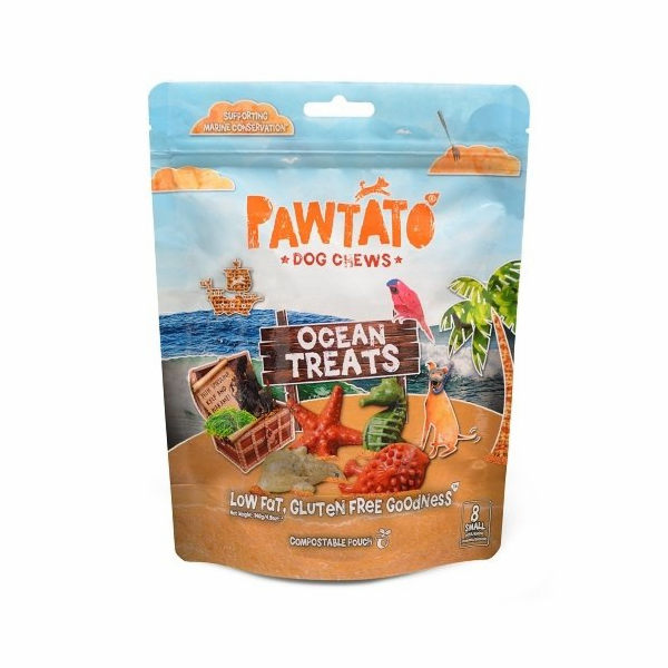 Benevo Odměna pro psy Pawtato Ocean Treats Small 140g
