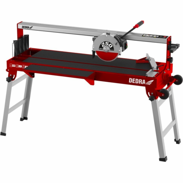 Dedra řezačka dlaždic 1200W, 250x25,4mm max řez 1200mm