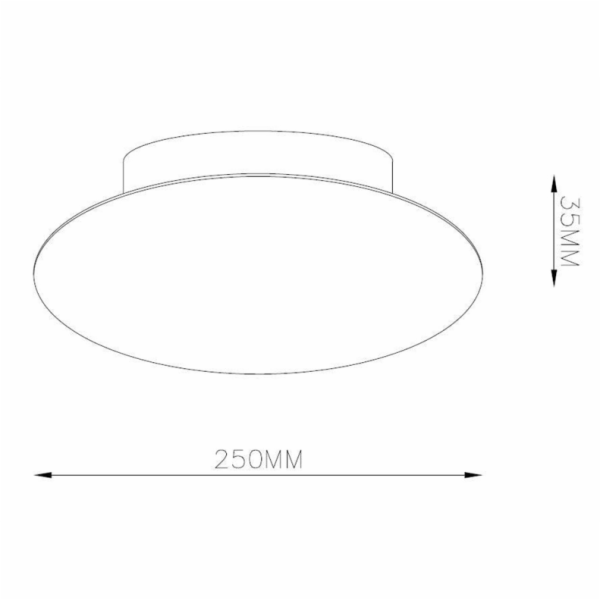 Nástěnné svítidlo Domoletti Muna 18151-L-BK, 18 W, 4000 °K