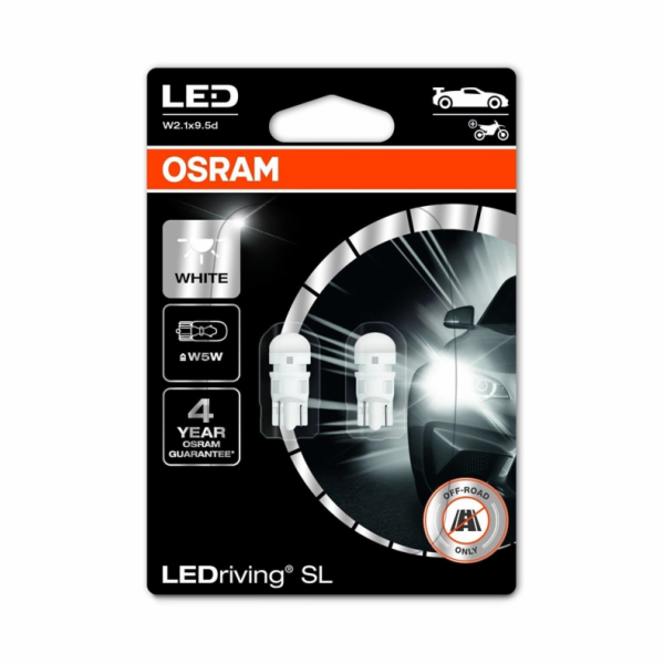 OSRAM LED W5W 12V 1W W2.1x9.5d LEDriving SL