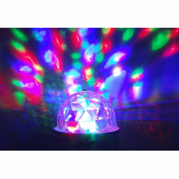 LAMPA DISCO LED E27 3W RGB IP20