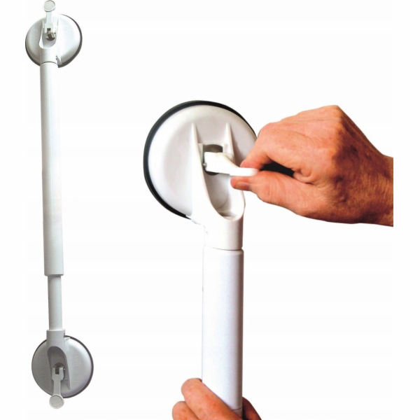 Teleskopická rukojeť s výsuvnými vakuovými přísavkami