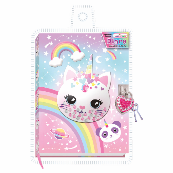 Tajný Deník se zámkem KOČKA