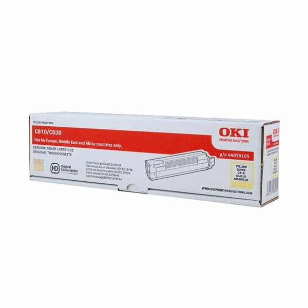 Oki Toner Žlutý do C810/C830 (8.000 stránek)