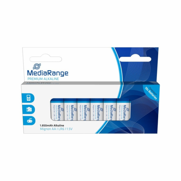 MediaRange Premium Alkalické baterie LR06 (AA, tužková) 1...