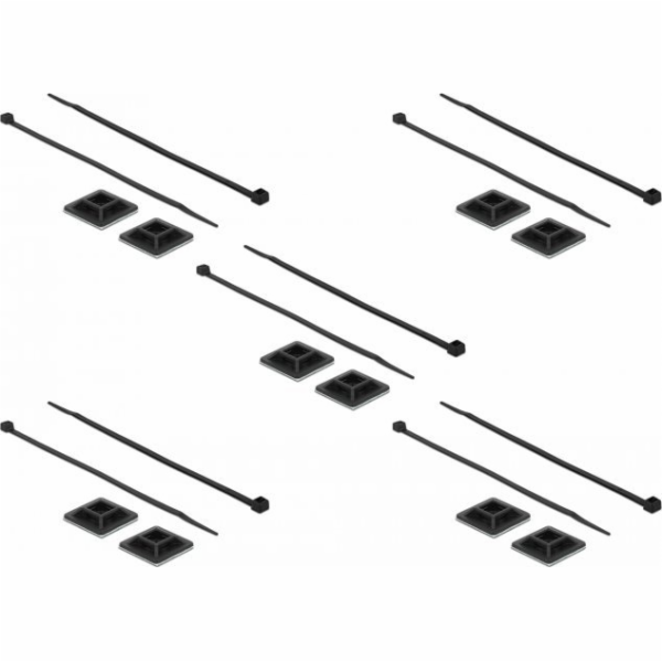 Montážní základna 25 x 25 mm se stahovací páskou L 300 x ...