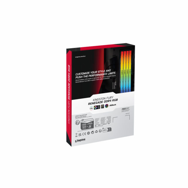 DDR4 Fury Renegade RGB paměť 16GB (1*16GB)/3600 CL16