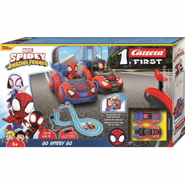 Carrera FIRST Spidey - Go Spidey Go!, závodní dráha