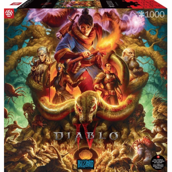 Herní puzzle Good Loot: Diablo IV Horadrim (1000 dílků)