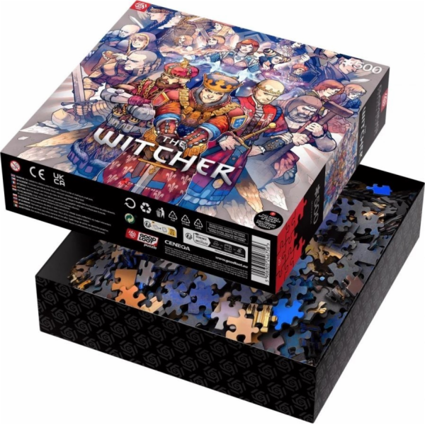 Herní puzzle Good Loot: Zaklínač Severní říše (500 dílků)