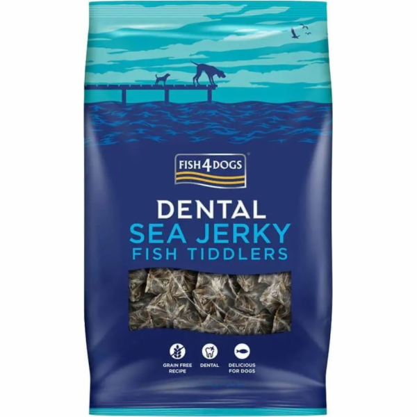FISH4DOGS Dental Sea Jerky Fish Tiddlers - pamlsek pro ps...