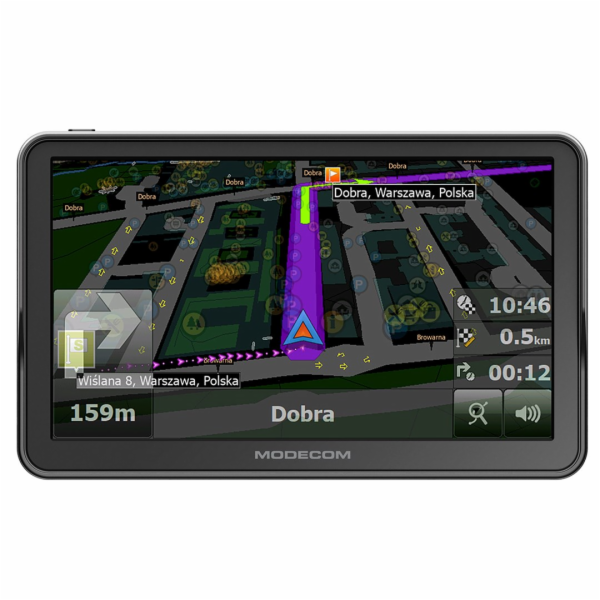 MODECOM FreeWAY CX 7.3 CAR NAVIGATION + MapFactor mapy Ev...