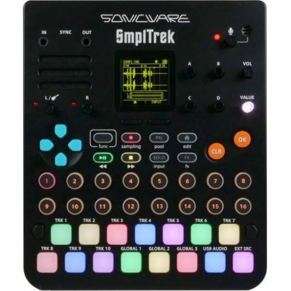 Sonicware SmplTrek - přenosný vzorkovač