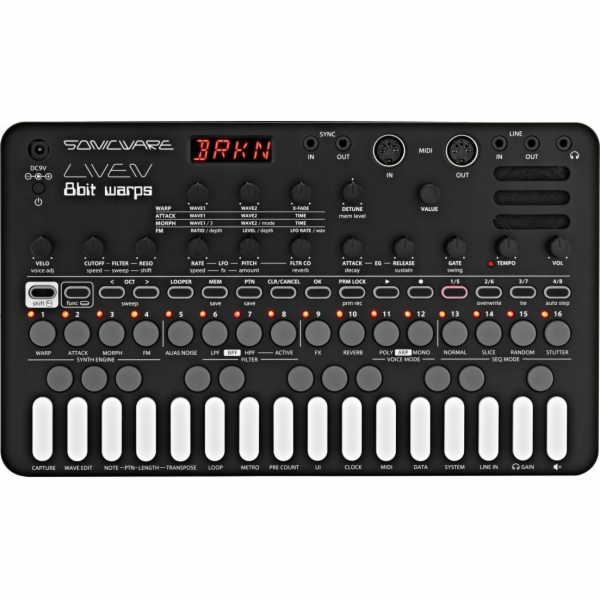Sonicware LIVEN Lofi-12 - Lo-fi sampler a groovebox