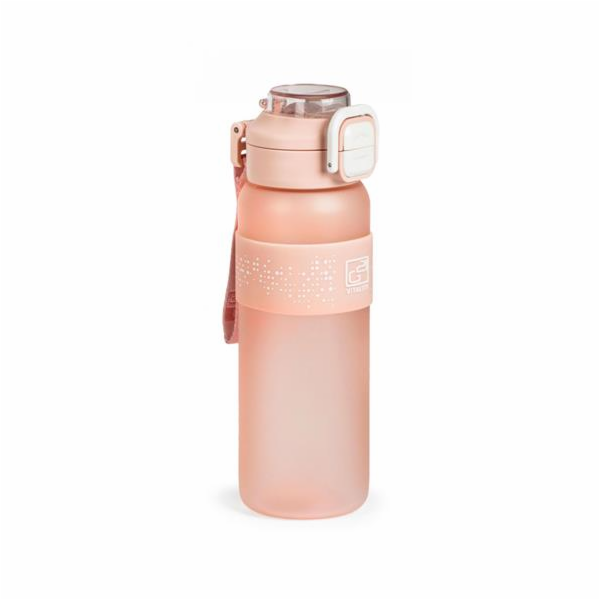 Láhev G21 na pití, 1000 ml 2v1, růžová zmrzlá