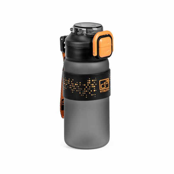 Láhev G21 na pití 600 ml 2v1, šedá zmrzlá