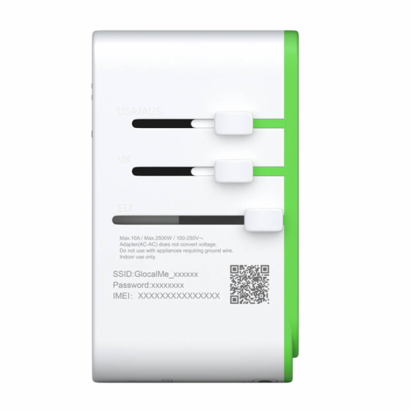 Adaptér Roamplug z hotspotem 4G/LTE Wi-Fi GlocalMe Cloud SIM