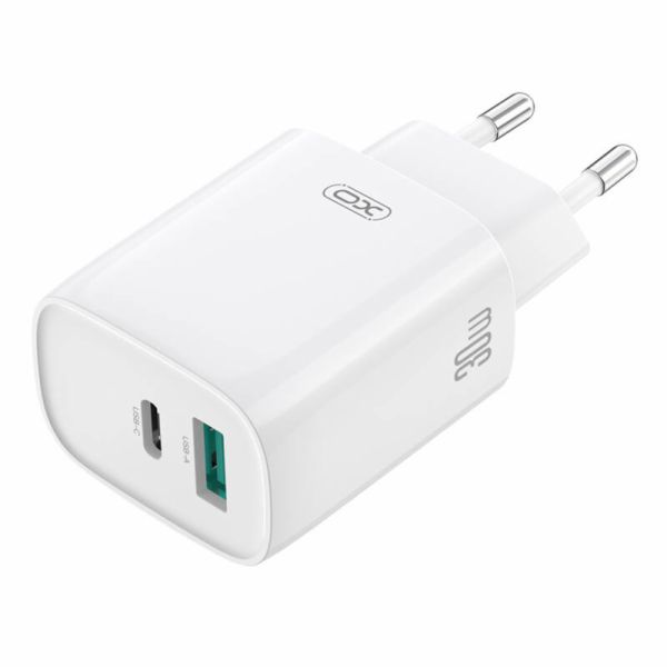 Nástěnná nabíječka XO CE30, 30W, 1x USB-C, 1x USB-A