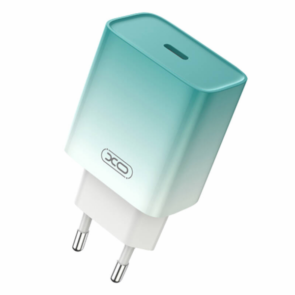 Nástěnná nabíječka XO CE18, USB-C, PD30W (modrá)