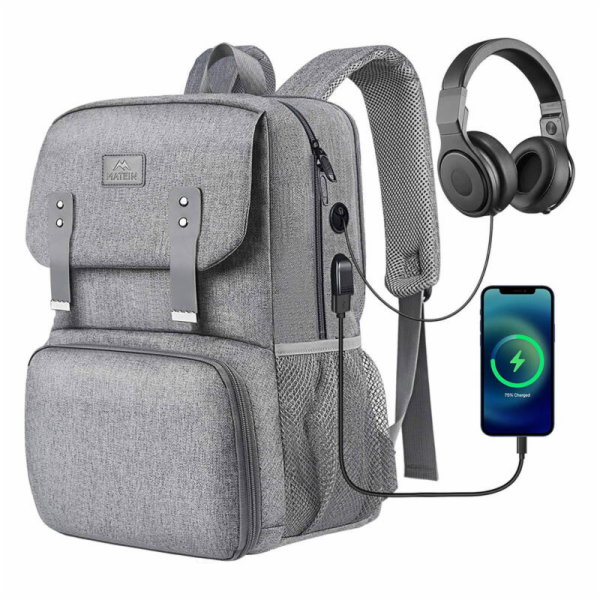 Batoh na notebook / taška na oběd 15,6   Matein 1161 USB ...