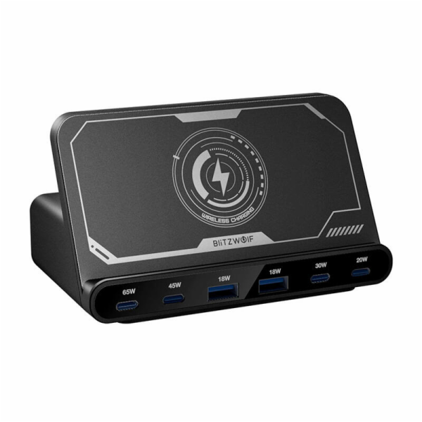 Blitzwolf BW-S27 160W, 2xUSB-A, 4xUSB-C, 15W wireless cha...