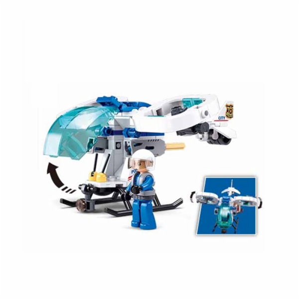 Sluban Metropolis M38-B1217C Vrtulník Air Patrol: Vzdušná...