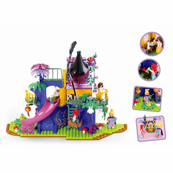 Sluban Girls Dream Čarodějky M38-B1057 Kouzelný stromový dům