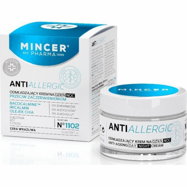 Mincer Pharma Anti alergic Omlazující krém na jeden den n...