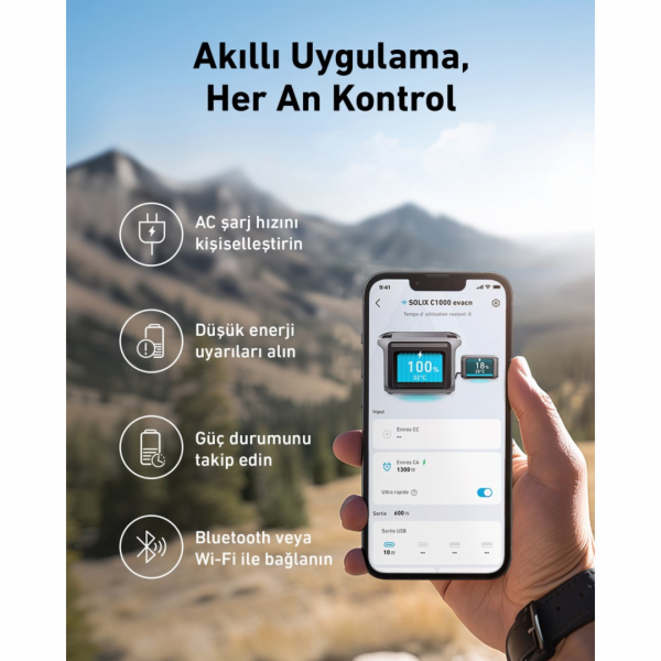 Anker Solix C1000X Přenosná elektrárna 8 1800 W 12,9 kg