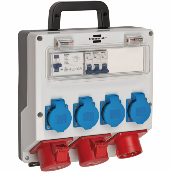Brennenstuhl wall-mounted 16A power distributor