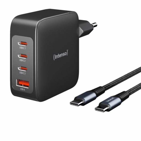 Intenso Power Adapter W140 SET 2x USB-C 1x USB-A incl. Cable