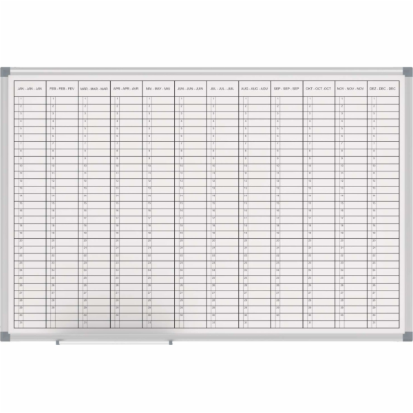 Maul  Whiteboard Jahresplaner MAULstandard 60x90cm