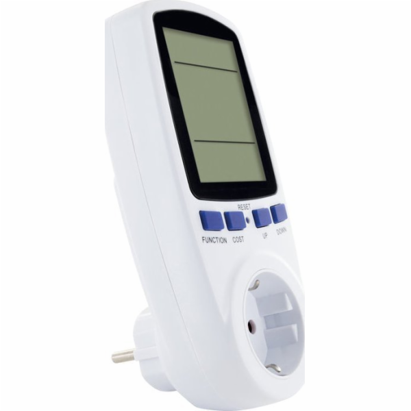 Schwaiger  Energiekostenmessgerät mit Display, weiß