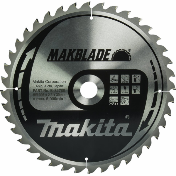 Makita  KRUHOVÁ PILA 305x30x40z MAKBLADE WOOD