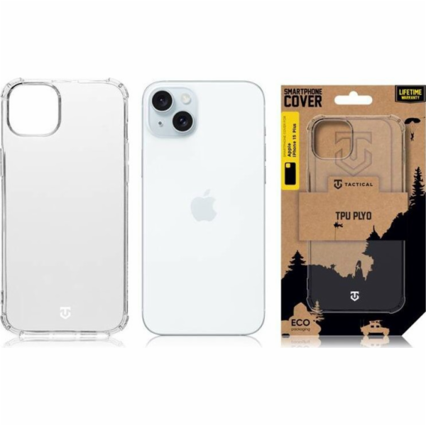 Tactical TPU Plyo Kryt pro Apple iPhone 15 Plus Transparent