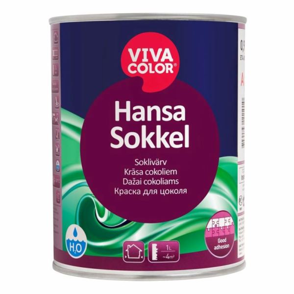 Fasádní barva Vivacolor Hansa sokkel, C base, matná, 0,9l